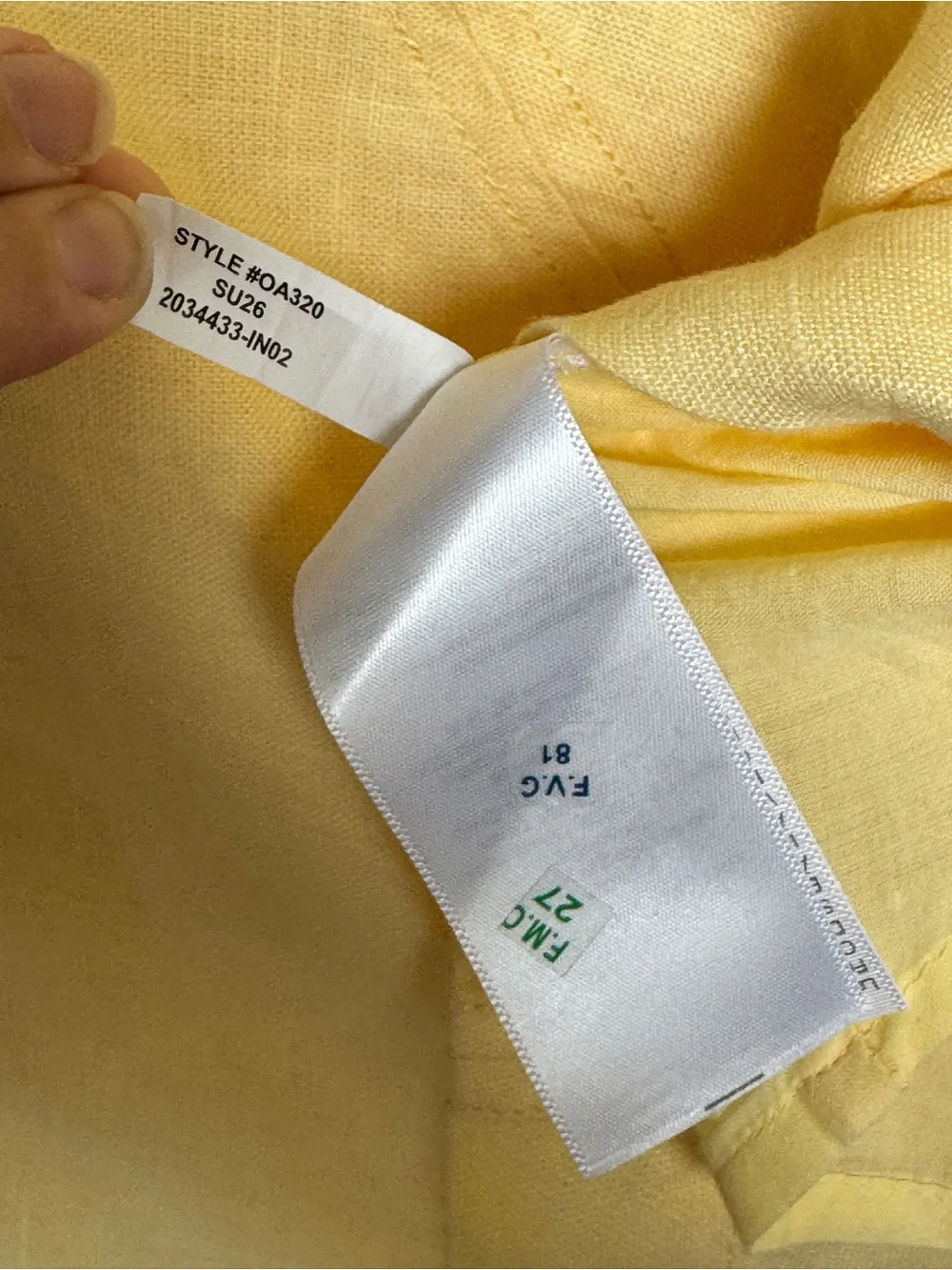 NWT MADEWELL Boatneck Shirred Mini Dress 100% Linen Candlelight 8 Butter Yellow - Picture 8 of 15